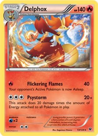 Delphox - 13/124 (XY Fates Collide) (13) Rare