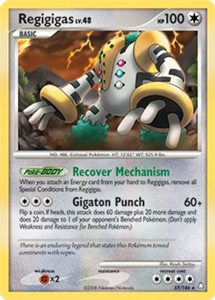 Regigigas - 37/146 (DP Legends Awakened) (37) Holo Rare Holofoil