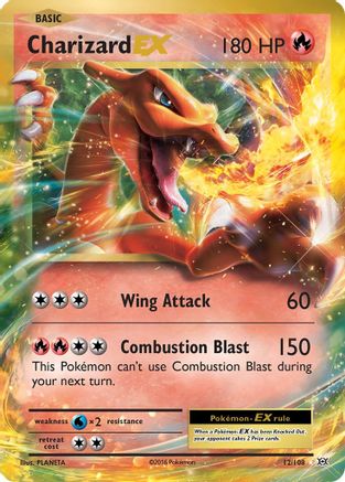 Charizard EX (12)/108 Ultra Rare Holofoil
