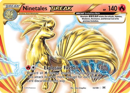 Ninetales BREAK (16)/108 Rare BREAK Holofoil