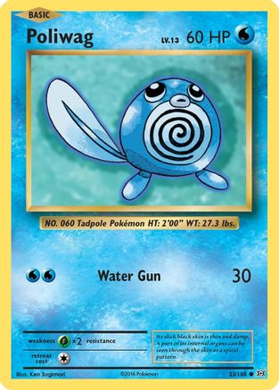 Poliwag (23)/108 Common Reverse Holofoil