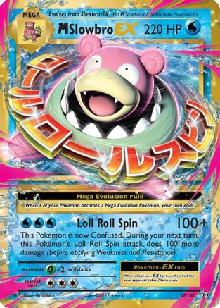 M Slowbro EX (27)/108 Ultra Rare Holofoil