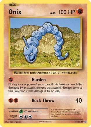 Onix (61)/108 Common Reverse Holofoil