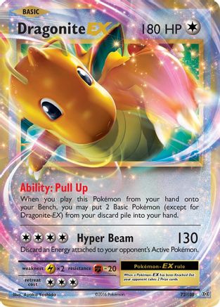 Dragonite EX (72)/108 Ultra Rare Holofoil