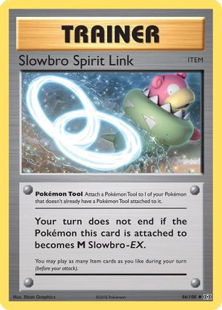 Slowbro Spirit Link (86)/108 Uncommon Reverse Holofoil