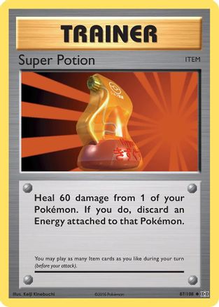 Super Potion (87)/108 Uncommon Reverse Holofoil
