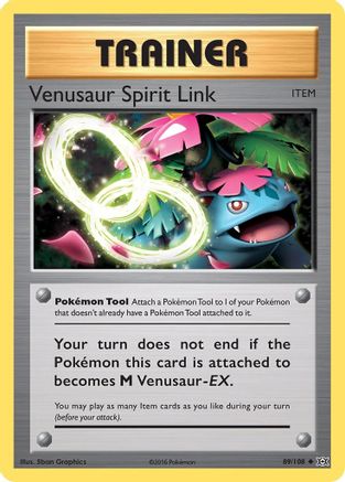 Venusaur Spirit Link (89)/108 Uncommon Reverse Holofoil