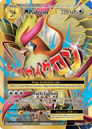 M Pidgeot EX (Full Art) (105)/108 Ultra Rare Holofoil