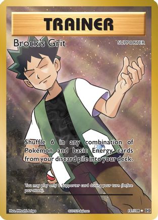Brock's Grit (Full Art) (107)/108 Ultra Rare Holofoil
