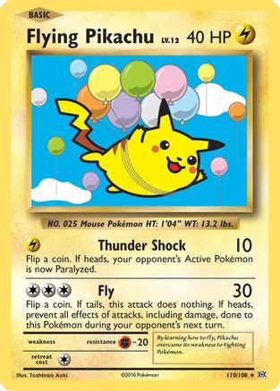 Flying Pikachu (110)/108 Secret Rare