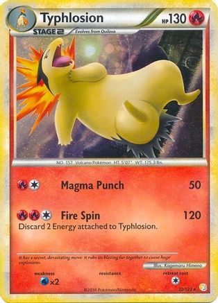 Typhlosion - 32/123 (Cosmos Holo) (32) Holo Rare Holofoil