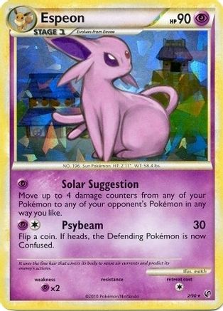 Espeon - 2/90 (HGSS Undaunted - Cracked Ice Holo) (2) Holo Rare Holofoil