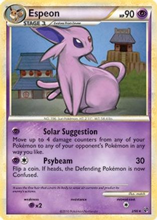 Espeon - 2/90 (HGSS Undaunted) (2) Rare