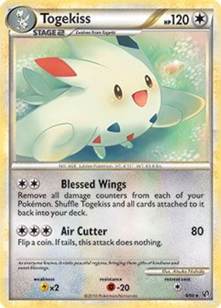 Togekiss - 9/90 (HGSS Undaunted) (9) Rare
