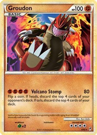 Groudon - 6/95 (Call of Legends) (6) Rare