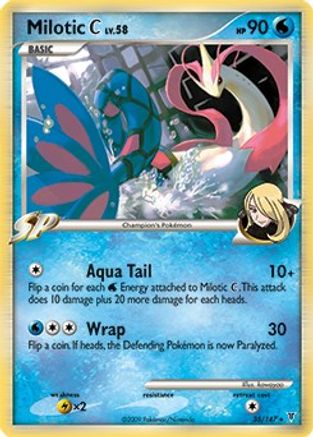 Milotic C - 35/147 (DPPt Supreme Victors) (35) Holo Rare Holofoil