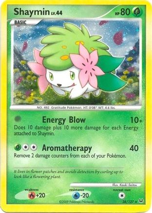 Shaymin - 38/127 (DPPt Platinum) (38) Holo Rare Holofoil