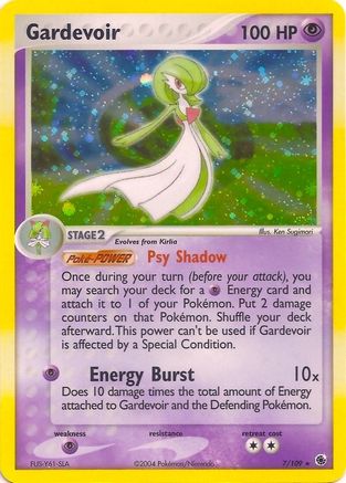 Gardevoir (Holo) (7) Holo Rare Holofoil
