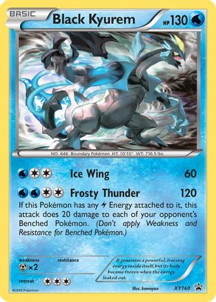 Black Kyurem - XY160 (XY160)/211 Promo Holofoil
