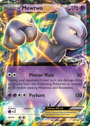 PKM - Mewtwo EX - XY183 (XY183)/211 Promo Holofoil
