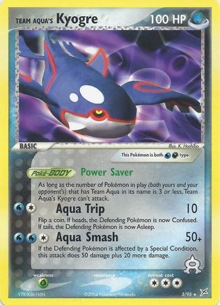Team Aqua's Kyogre - 3/95 (EX Team Magma vs Team Aqua) (3) Rare