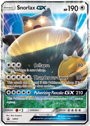 Snorlax GX - SM05 (SM05)/248 Promo Holofoil