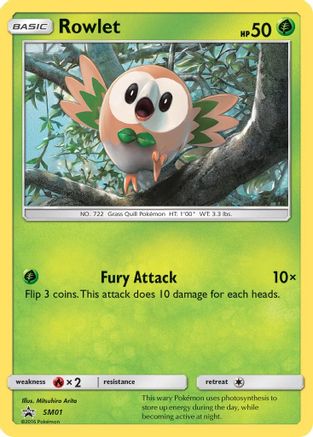 Rowlet - SM01 (SM01)/248 Promo Holofoil