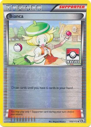 Bianca - 109/113 (Pokemon League) (109) Promo Reverse Holofoil