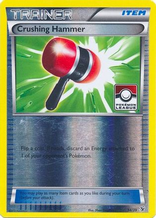 Crushing Hammer - 34/39 (Pokemon League) (34) Promo Reverse Holofoil