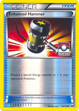 Enhanced Hammer - 94/108 (Pokemon League) (94) Promo Reverse Holofoil