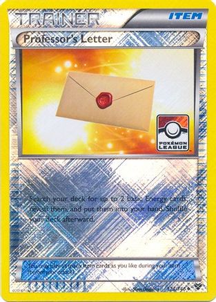 Professor's Letter - 123/146 (Pokemon League) (123) Promo Reverse Holofoil