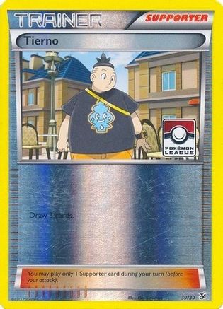 Tierno - 39/39 (Pokemon League) (39) Promo Reverse Holofoil