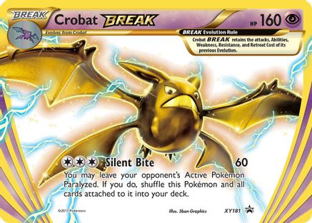 Crobat BREAK (XY181)/211 Promo Holofoil