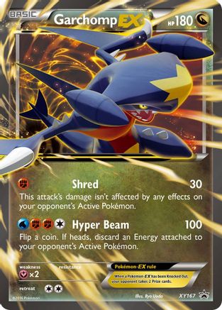 Garchomp EX - XY167 (XY167)/211 Promo Holofoil