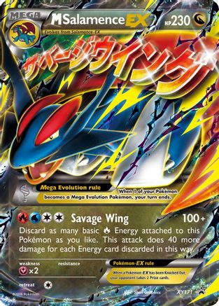 M Salamence EX - XY171 (XY171)/211 Promo Holofoil