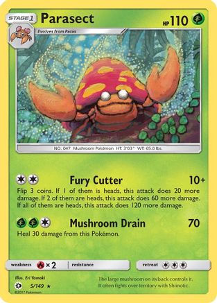 Parasect (5)/149 Rare