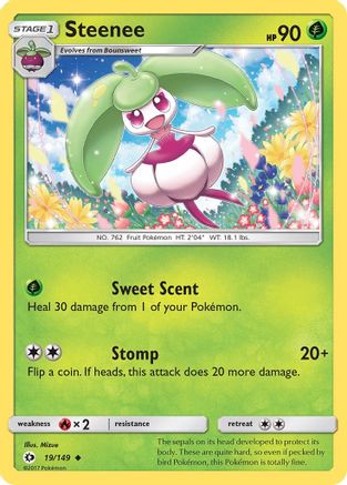 Steenee (19)/149 Uncommon Reverse Holofoil