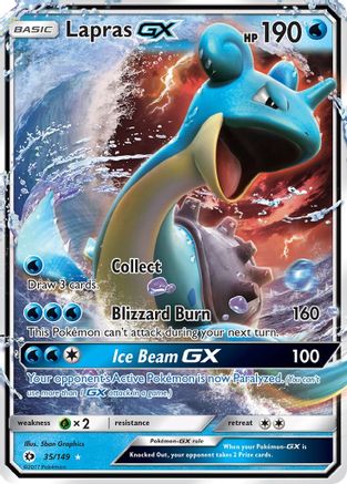 Lapras GX (35)/149 Ultra Rare Holofoil