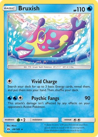 Bruxish (48)/149 Rare Reverse Holofoil