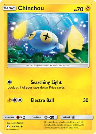 Chinchou (49)/149 Common Reverse Holofoil