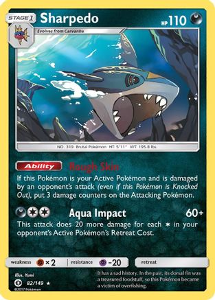 Sharpedo (82)/149 Holo Rare Holofoil