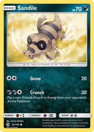 Sandile (83)/149 Common Reverse Holofoil