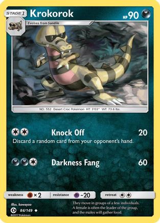 Krokorok (84)/149 Uncommon Reverse Holofoil