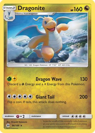 Dragonite (96)/149 Holo Rare Reverse Holofoil
