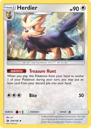 Herdier (104)/149 Uncommon