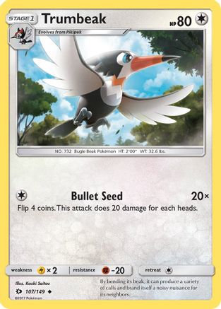 Trumbeak (107)/149 Uncommon Reverse Holofoil