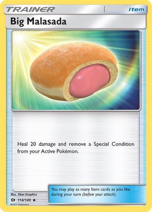 Big Malasada (114)/149 Uncommon Reverse Holofoil