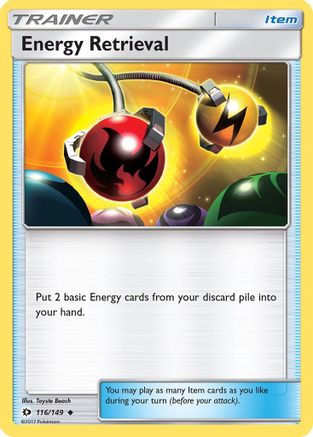 Energy Retrieval (116)/149 Uncommon Reverse Holofoil