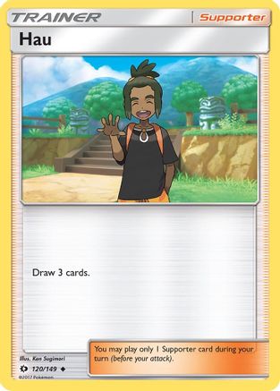 Hau (120)/149 Uncommon Reverse Holofoil