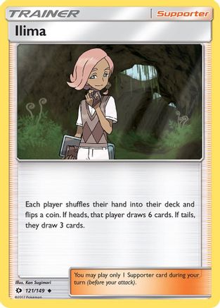 Ilima (121)/149 Uncommon Reverse Holofoil